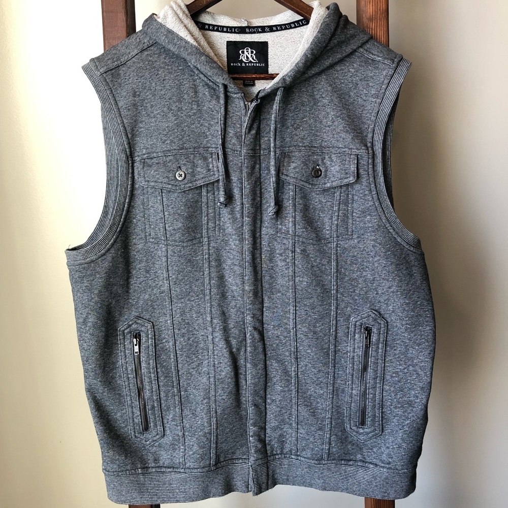 Rock & Republic XL Zip Up Hoodie